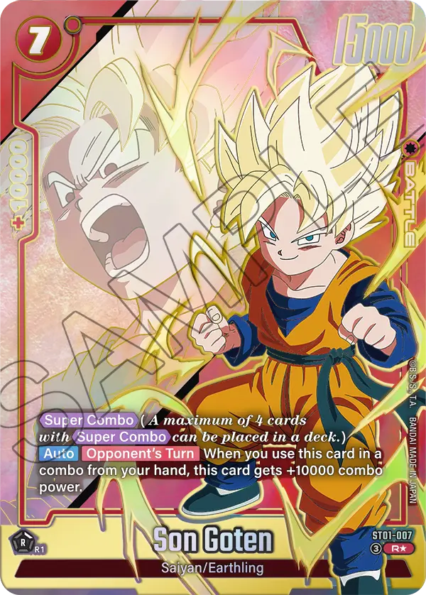 Son Goten ST01-007 Dragon Ball Fusion World card, Variant 1