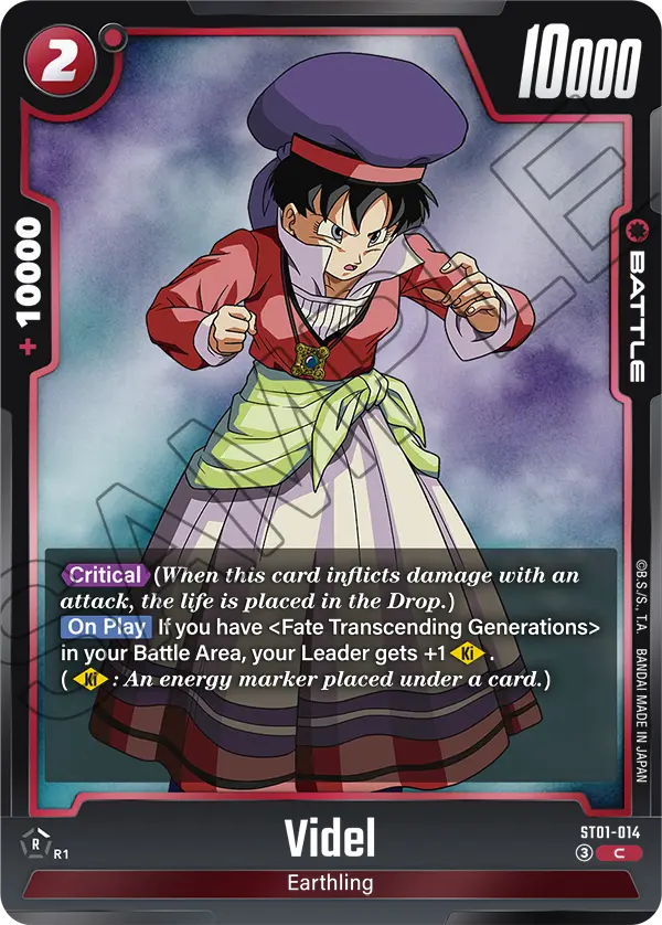 Videl ST01-014 card