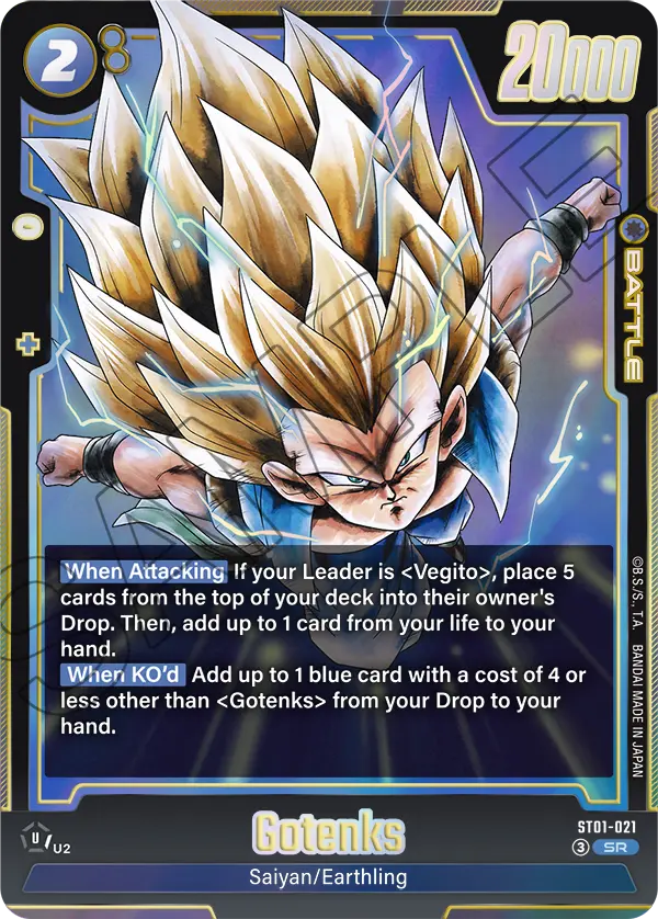 Gotenks ST01-021 card
