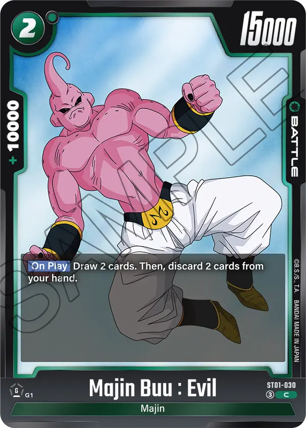 Majin Buu : Evil ST01-030 card