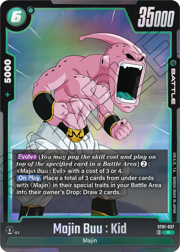 Majin Buu : Kid ST01-037 card