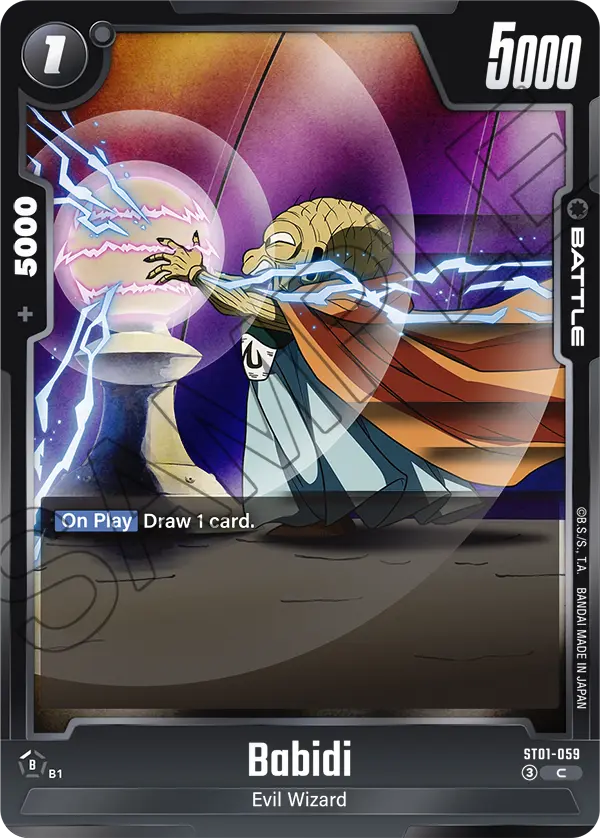 Babidi ST01-059 card