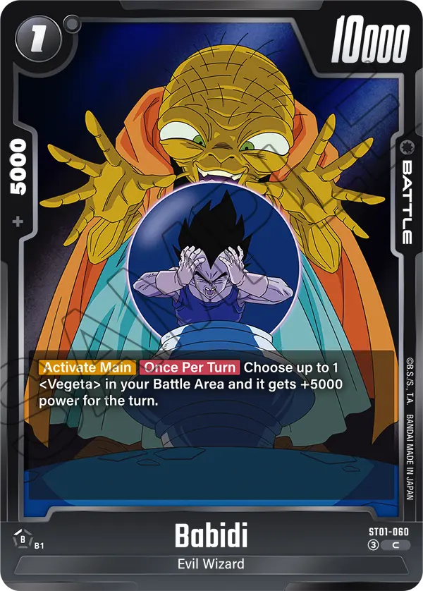 Babidi ST01-060 card