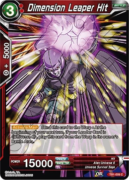 Dimension Leaper Hit TB1-009 card