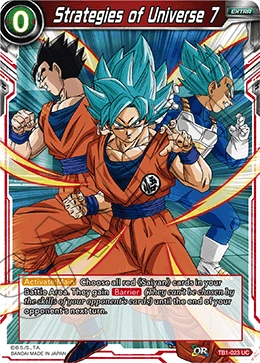 Strategies of Universe 7 TB1-023 card