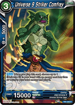 Universe 9 Striker Comfrey TB1-040 card