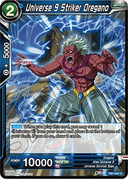 Universe 9 Striker Oregano TB1-042 card