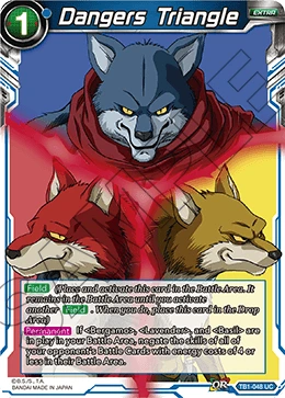 Dangers Triangle TB1-048 card