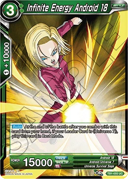 Infinite Energy Android 18 TB1-055 card
