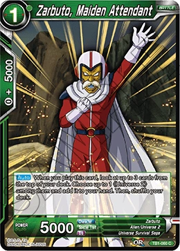 Zarbuto, Maiden Attendant TB1-060 card