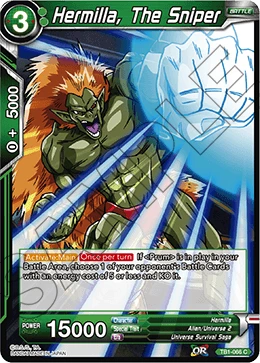 Hermilla, The Sniper TB1-066 card