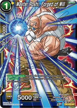 Master Roshi, Forged of Will TB1-076_PR card