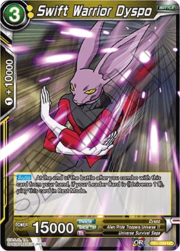 Swift Warrior Dyspo TB1-083 card
