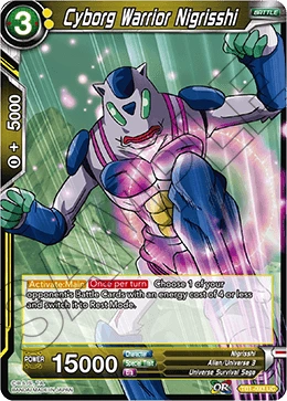 Cyborg Warrior Nigrisshi TB1-093 card