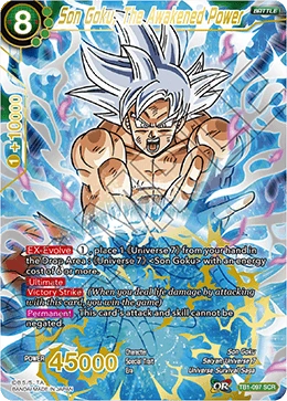Son Goku, The Awakened Power TB1-097 card