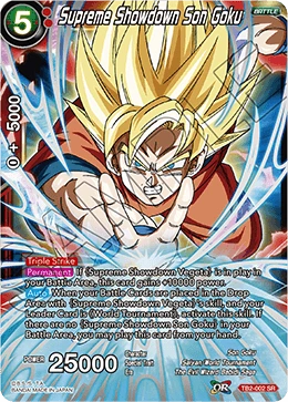 Supreme Showdown Son Goku TB2-002 card