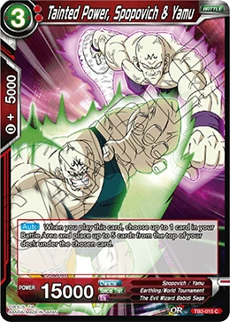 Tainted Power, Spopovich & Yamu TB2-015 card