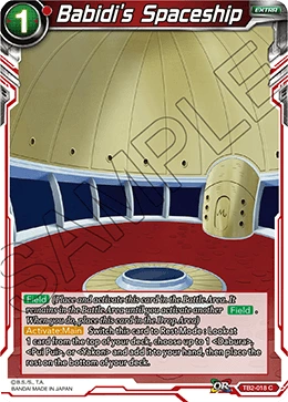 Babidi's Spaceship TB2-018 card