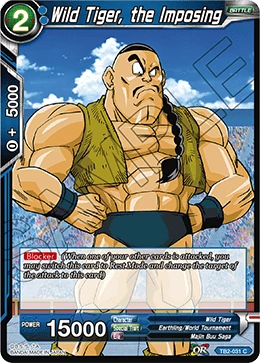 Wild Tiger, the Imposing TB2-031 card