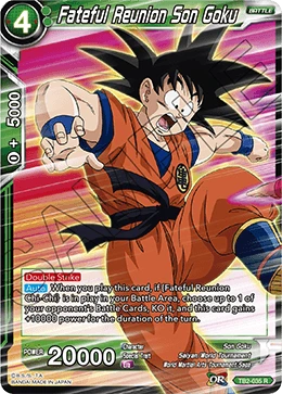Fateful Reunion Son Goku TB2-035 card