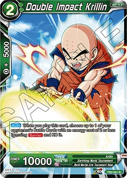 Double Impact Krillin TB2-041 Dragon Ball Masters card