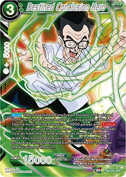Destined Conclusion Hero TB2-045 Dragon Ball Masters card