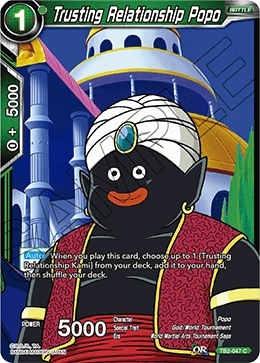 Trusting Relationship Popo TB2-047 card