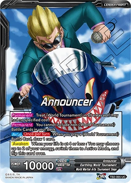 Announcer TB2-065 card