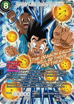Son Goku & Uub, Seeds of the Future TB2-069 card