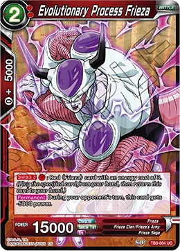 Evolutionary Process Frieza TB3-004 card