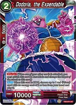 Dodoria, the Expendable TB3-011 card