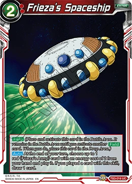 Frieza's Spaceship TB3-016 card