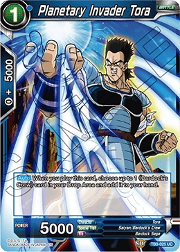 Planetary Invader Tora TB3-025 card