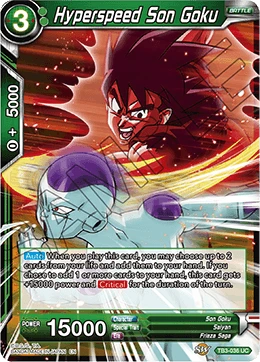 Hyperspeed Son Goku TB3-036 card