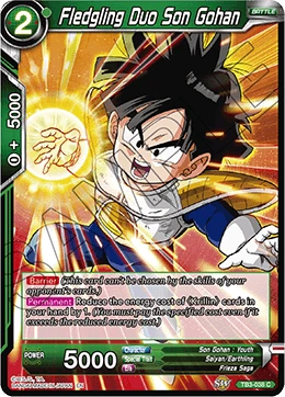 Fledgling Duo Son Gohan TB3-038 card