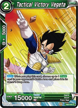 Tactical Victory Vegeta TB3-040 card