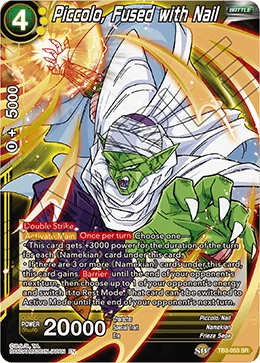Piccolo, Fused with Nail TB3-053 Dragon Ball Masters card