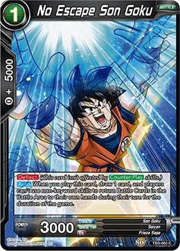 No Escape Son Goku TB3-065 card