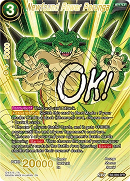 Newfound Power Porunga TB3-066 Dragon Ball Masters card