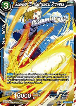 Android 18, Mechanical Prowess XD2-03 card