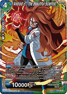 Android 21, the Beautiful Scientist XD2-09 card