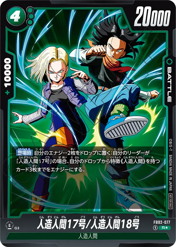 Android 17/Android 18 FB02-077-p1 card