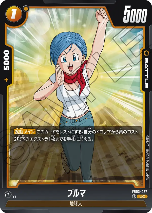 Bulma FB03-087 card