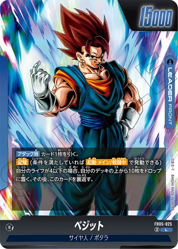Vegito FB05-025 card