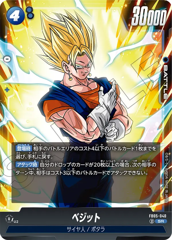 Vegito FB05-040 card