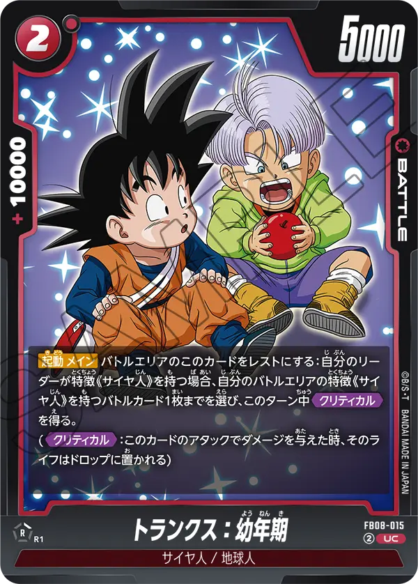 Trunks : Youth FB08-015 card