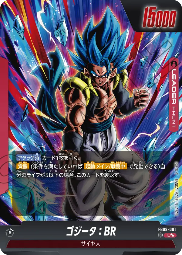 Gogeta : BR FB09-001-p2 card